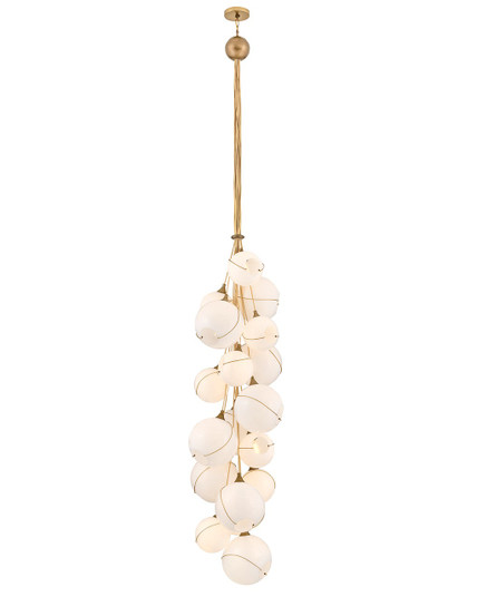 Skye LED Chandelier in Heritage Brass (13|30309HBR-CO)