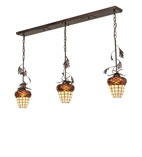 Oak Leaf & Acorn Three Light Island Pendant (57|279698)