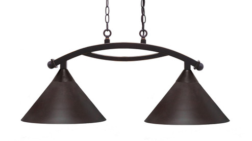 Bow Two Light Island Pendant in Dark Granite (200|872-DG-420-DG)