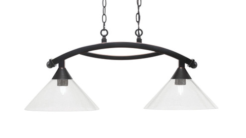 Bow Two Light Island Pendant in Black Copper (200|872-BC-306)