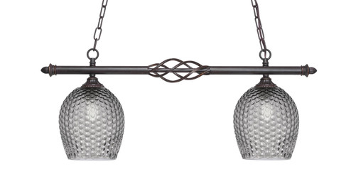 Elegante Two Light Island Pendant in Dark Granite (200|862-DG-4902)