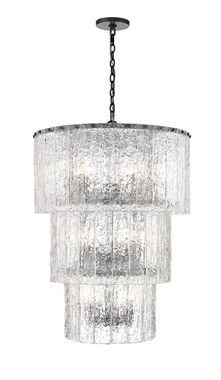 Glacier 12 Light Chandelier in Matte Black (224|1943-36MB)
