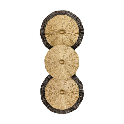 Lincoln Two Light Wall Sconce in Distressed Gold and Bronze (51|9-6383-2-61)