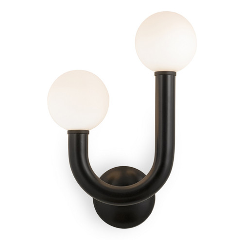 Happy LED Outdoor Wall Sconce in Black (400|17-1033-L)
