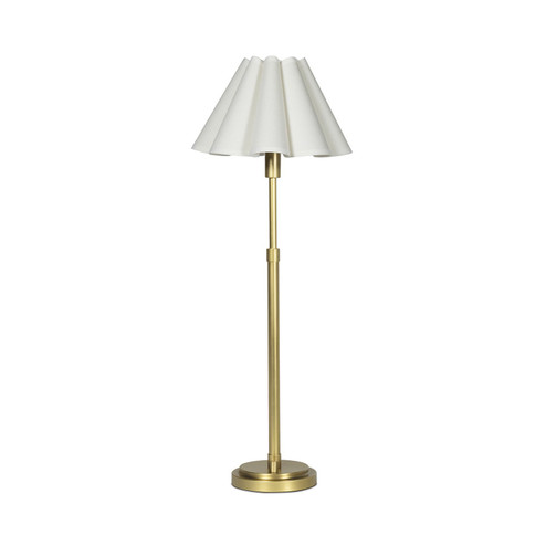 Polly One Light Buffet Lamp in Natural Brass (400|13-1681NB-WT)
