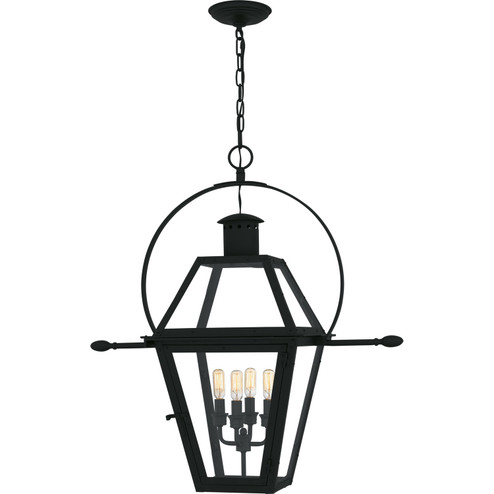 Rue De Royal Four Light Outdoor Hanging Lantern in Earth Black (10|RO1914EK)