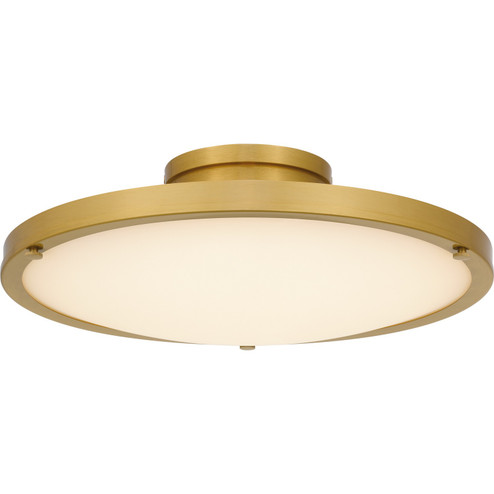 Quoizel Semi-Flush Mount LED Semi-Flush Mount in Brushed Gold (10|QSF6784BRG)