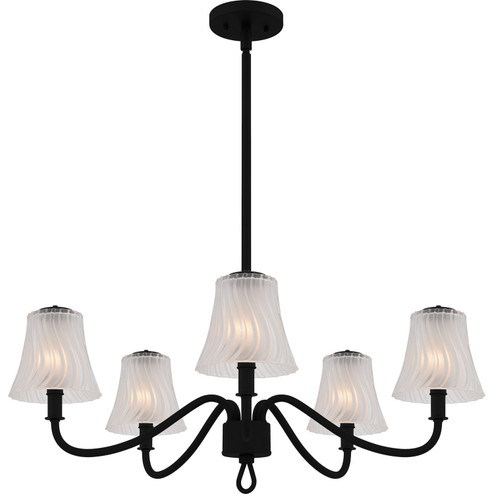 McKinney Five Light Chandelier in Matte Black (10|MCK5030MBK)