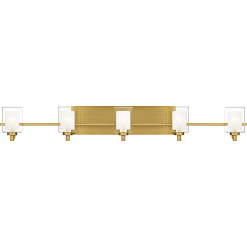 Kolt Five Light Bath in Brushed Gold (10|KLT8605BRGLED)