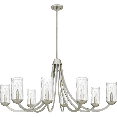 Allard Eight Light Chandelier in Brushed Nickel (10|ALD5045BN)