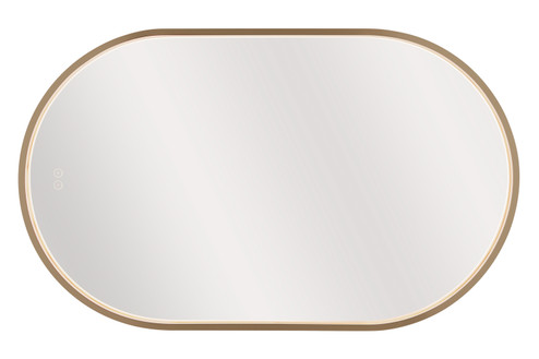 Rachel LED Mirror in Satin Brass (46|MIR2405OVL-SB3C)