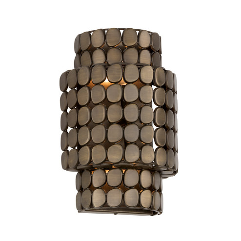 Eliana Two Light Wall Sconce in Dark Brass (65|654121DR)
