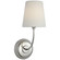 Vendome LED Wall Sconce in Polished Nickel (268|TOB 2077PN-L-CL)
