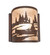 Canoe At Lake One Light Wall Sconce in Driftwood Brown (57|281609)