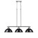 Duncan Three Light Linear Pendant in Chrome (62|3602-3LP CH-BK)