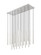 Forest LED Linear Chandelier in Brushed Nickel (224|919MP24-23L-BN-LED)