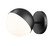 Realm Sphere One Light Wall Sconce in Matte Black (224|7517-1S-MB)