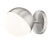 Realm Sphere One Light Wall Sconce in Brushed Nickel (224|7517-1S-BN)