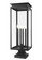 Nova Four Light Outdoor Pier Mounted Fixture in Black (224|5018PHBS-SQPM-BK)