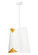 Salone One Light Pendant in Matte White (224|1951P18-MW)
