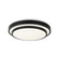 Helix LED Flush Mount in Matte Black (423|M18915MB)