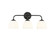 Dorinda Three Light Vanity in Matte Black (62|6954-BA3 BLK-OP)