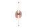 Colorella LED Wall Sconce in Rose Gold (62|3882-39 RG PI-RB)