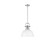 Duncan One Light Pendant in Chrome (62|3604-L CH-WHT)