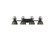Duncan Four Light Vanity in Matte Black (62|3602-BA4 BLK-RBZ)