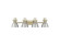 Duncan Four Light Vanity in Aged Brass (62|3602-BA4 AB-PW)