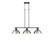Duncan Three Light Linear Pendant in Matte Black (62|3602-3LP BLK-PW)