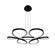 Klover LED Pendant in Black (34|PD-59532-30-BK)