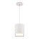 Cloak LED Pendant in White (34|PD-58509-27-WT)