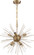 Cirrus Eight Light Chandelier in Vintage Brass (72|60-6994)