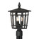 Fieldstone Three Light Outdoor Post Mount in Sand Coal Black (7|77905-66)