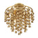 Ashgrove Six Light Semi Flush Mount in Legacy Brass (7|3965-732)