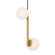 Curven Two Light Pendant in Legacy Brass (7|3745-732)
