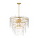 Warren Nine Light Pendant in Gold Leaf (16|21835AGGL)