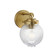 Kasbah One Light Wall Sconce in Satin Brass (16|15191CRSBR)