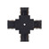 Trilo Track Track X-Connector in Black (347|TRC989134-BK)