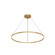 Cerchio LED Pendant in Brushed Gold (347|PD87748-BG-UNV-010)