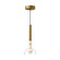 Rise LED Pendant in Brushed Gold/Clear (347|PD30502-BG/CL-UNV)