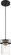 Antebellum One Light Mini Pendant in Black (72|60-6733)