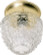 One Light Flush Mount in Polished Brass / Clear Pineapple (72|60-6031)