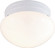 One Light Flush Mount in White (72|60-6026)