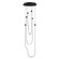 Soleil LED Pendant in Black (86|E24983-BK)