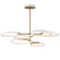 Hoopla LED Pendant in White/Gold (86|E24328-WTGLD)