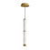 Aragon LED Pendant in White Alabaster / Gold (86|E11204-WAGLD)