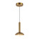 Arden LED Pendant in Brushed Gold/Opal Glass (452|PD616109BGOP-UNV)