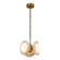 Alonso LED Pendant in Vintage Brass/Alabaster (452|PD320313VBAR-UNV)